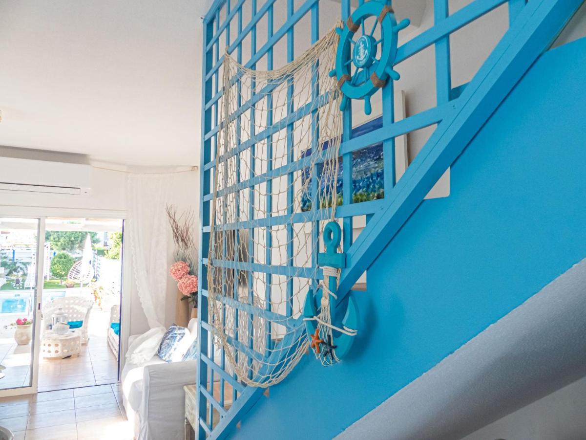 לרנקה Greek Island Style 2 Bedroom Villa With Pool Next To The Sea מראה חיצוני תמונה